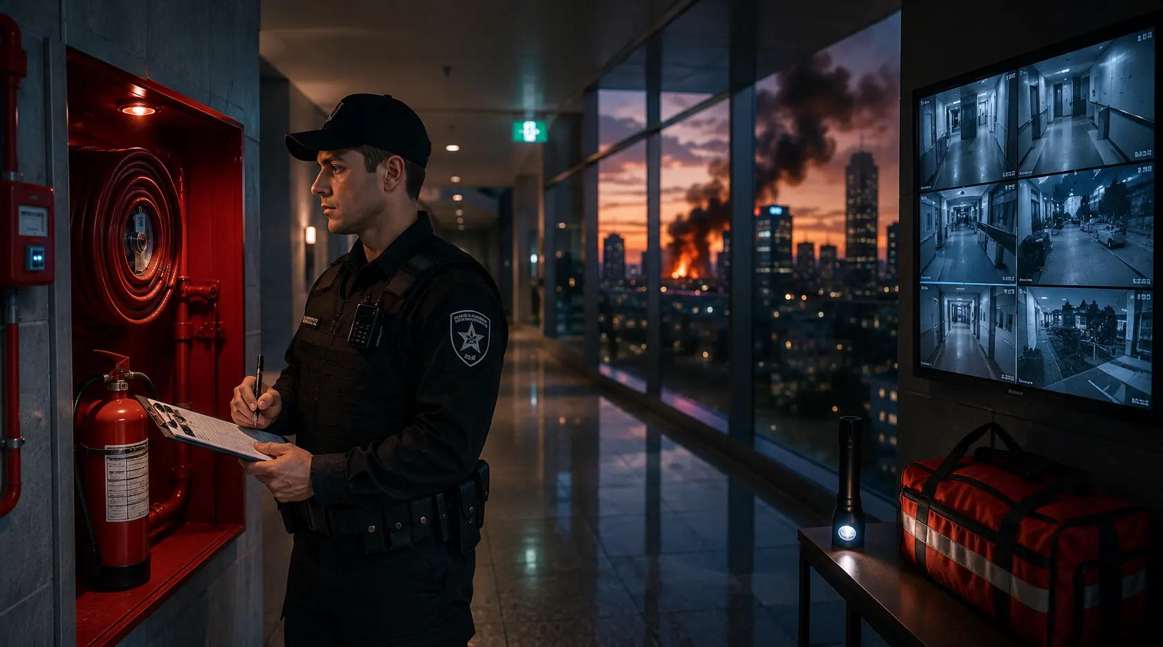 Fire watch security guard SG
