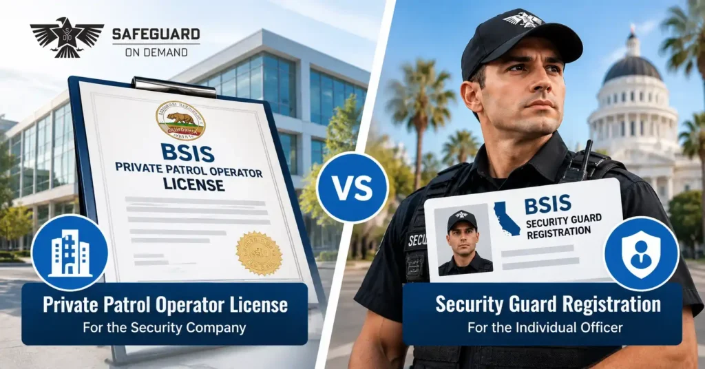 BSIS License Security Guard California: What It Is and Why It Matters - Safeguard On Demand
